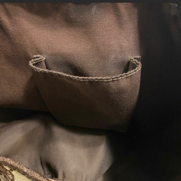 Authentic GUCCI Monogram Abbey Shoulder Bag (Dark Brown) - Picture 8 of 8